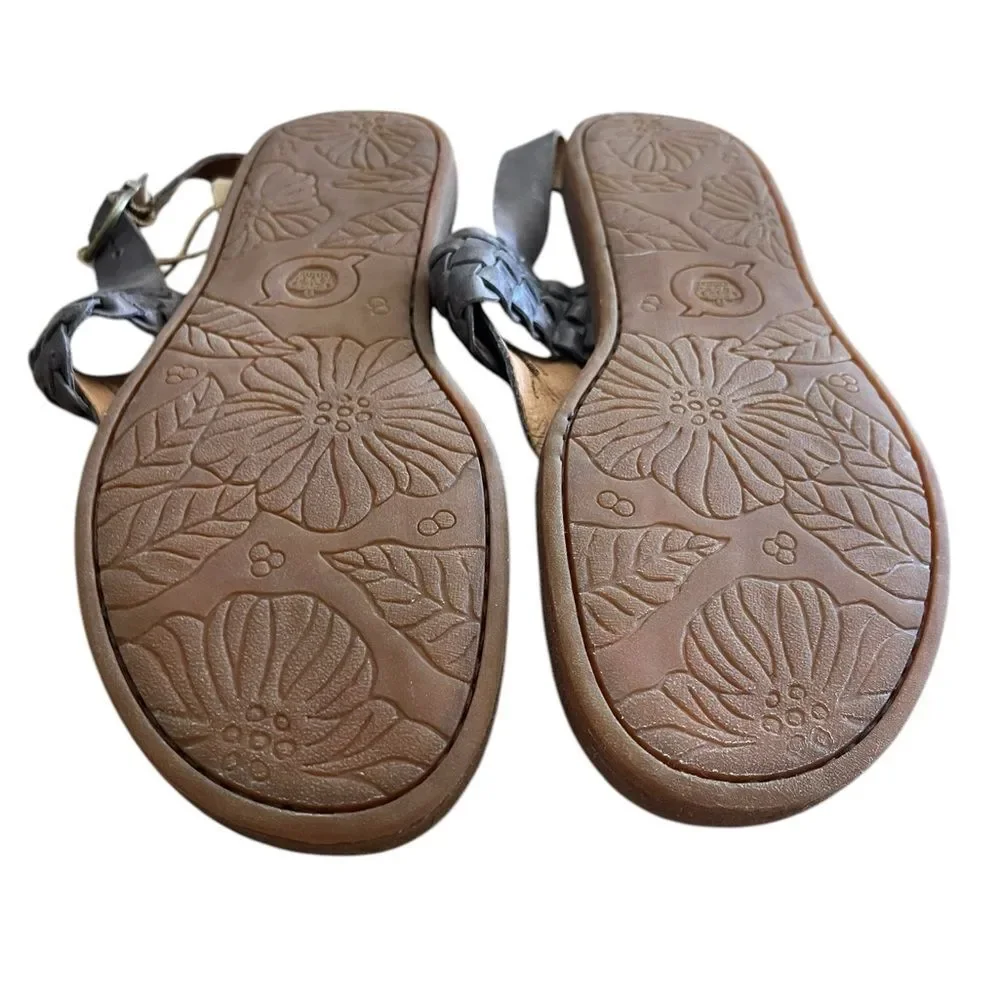 Born NWOT Women's Gray Braided Sandals
